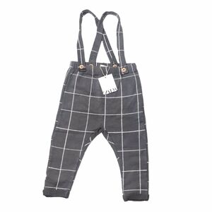 NWT Gray Checkered Kids Bottoms Unisex
